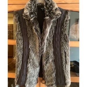 Women’s faux fur vest